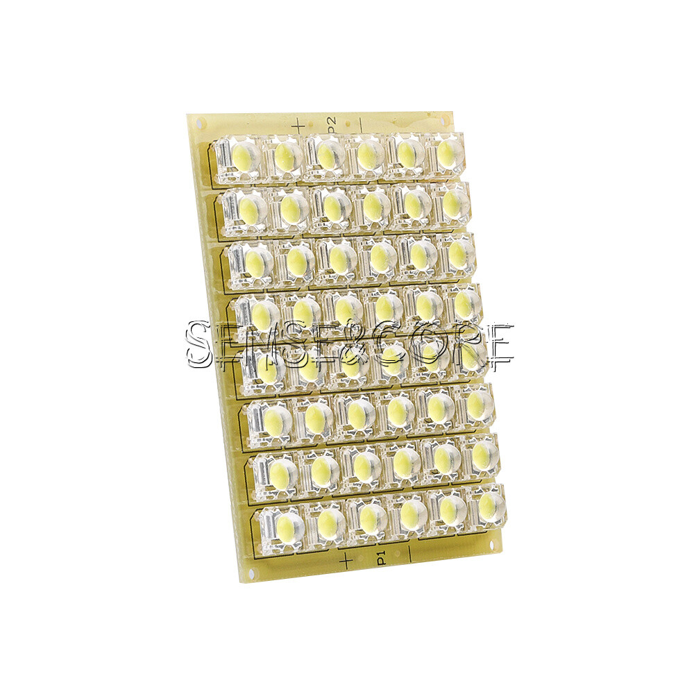 Super Bright 10V-14V 48 Lamp Beads LED Panel Board Lamp Lighting Energy Saving-