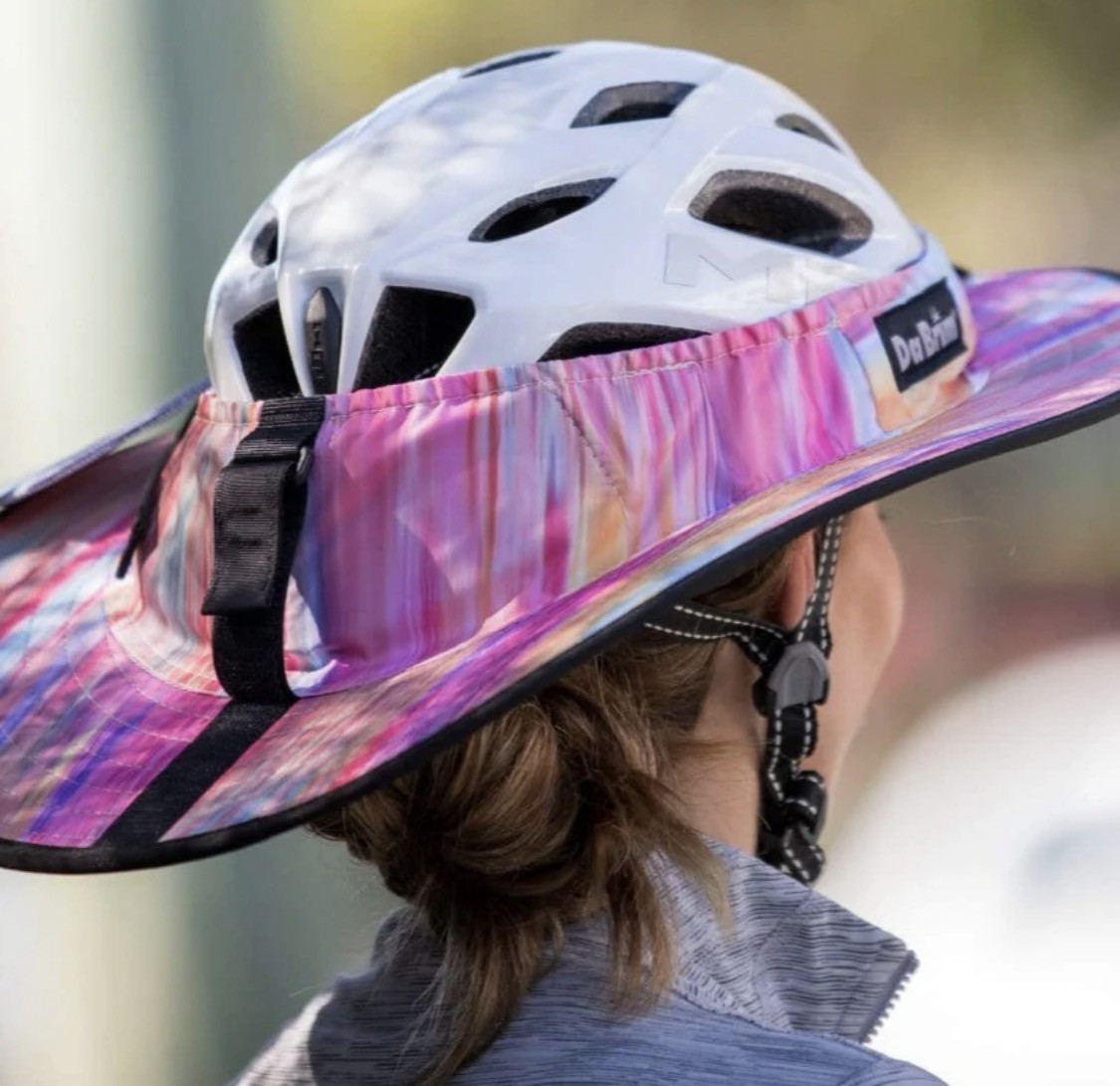 Da Brim Cycling Sporty Helmet Visor One Size Adult Brim Bright Visibility