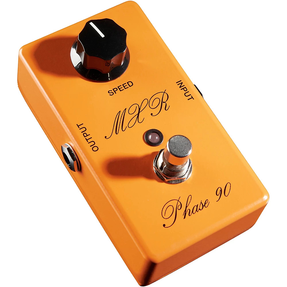 MXR Custom Shop CSP-101CL Script Logo Phase 90 with LED Guitar Effects Pedal
