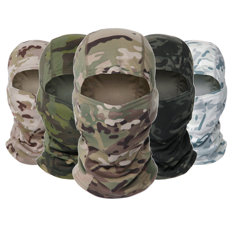Tactical Balaclava Military Camouflage Face Mask Hunting Neck Tube Hood Headwear