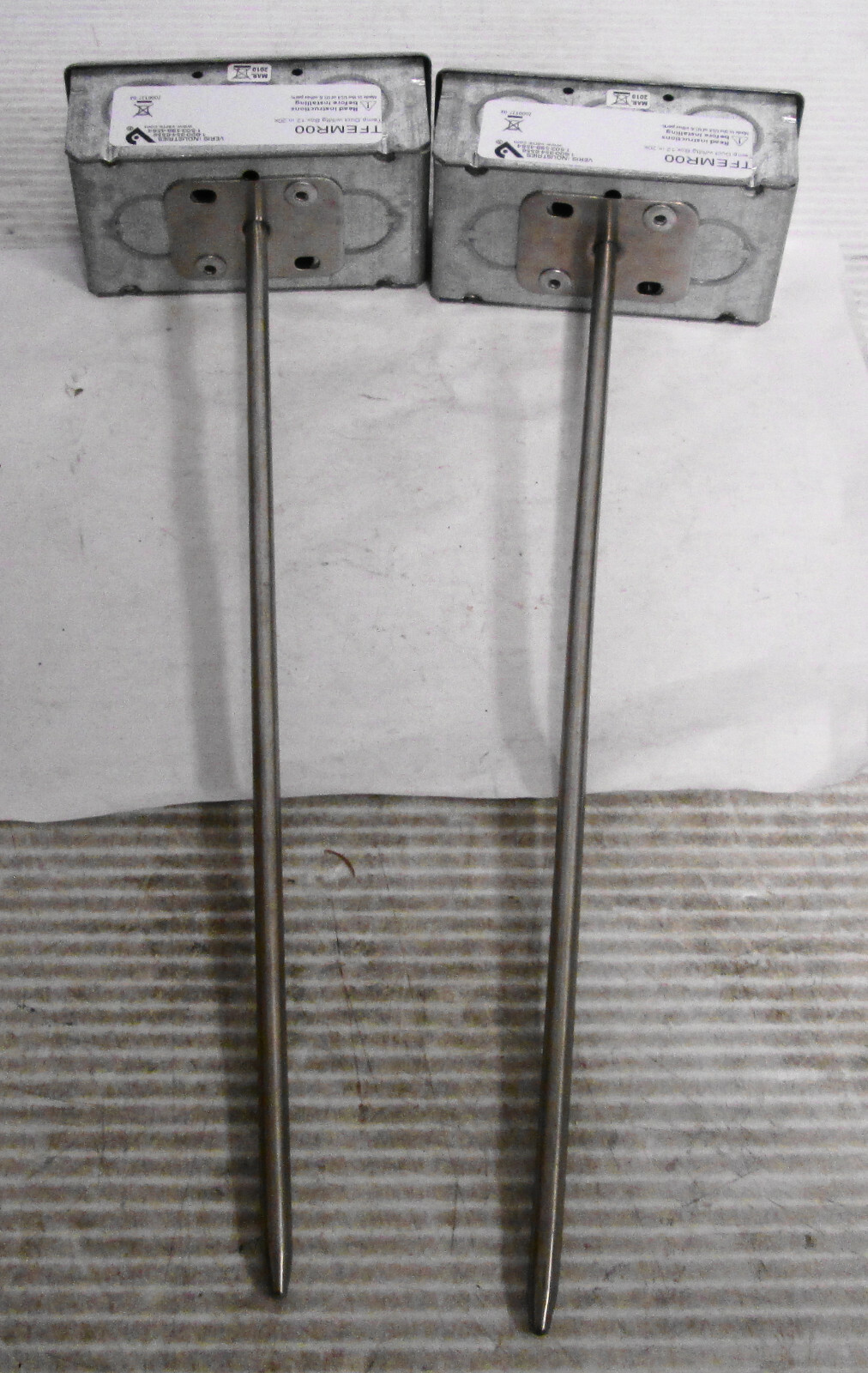 Veris TFEMR00 Duct Temperature Sensor 12" 20K (Lot of 2)