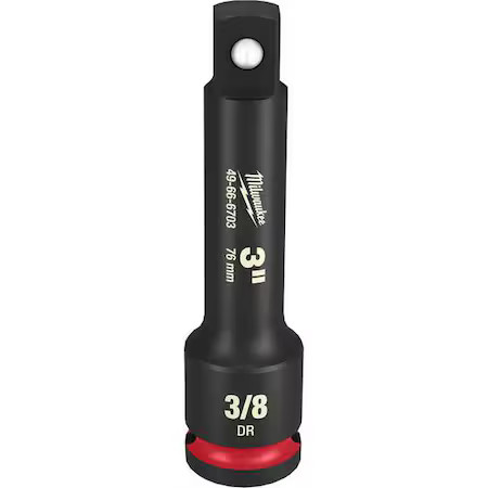 Milwaukee Tool 49-66-6703 Shockwave Impact Duty 3/8 In. Drive 3 In. Extension