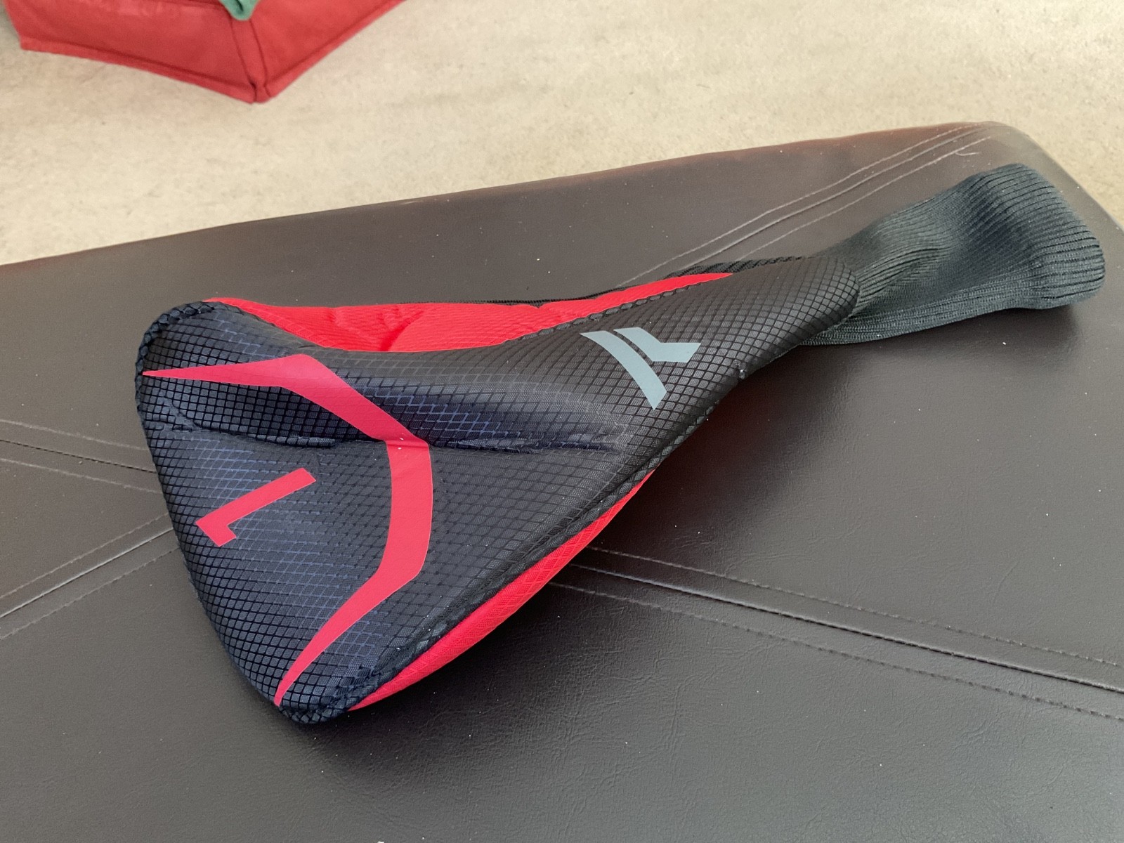 Top Flite #1 Driver Headcover Black Red VGC
