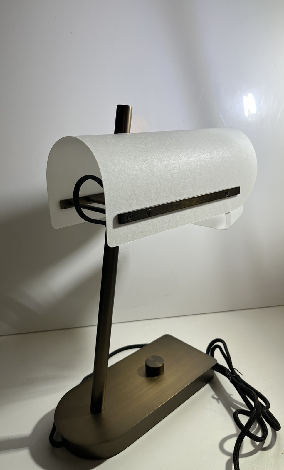 Modernist table lamp Joe armitage style barber etc