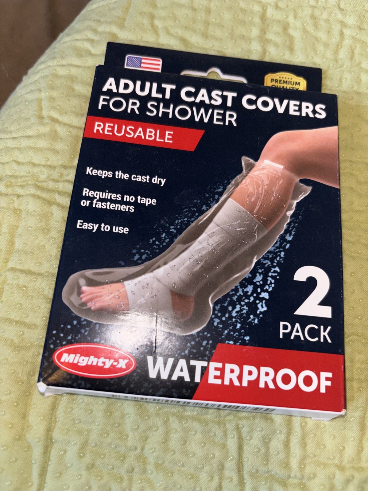 Adult Cast Covers For Shower Reusable 2 Pack Mighty-x