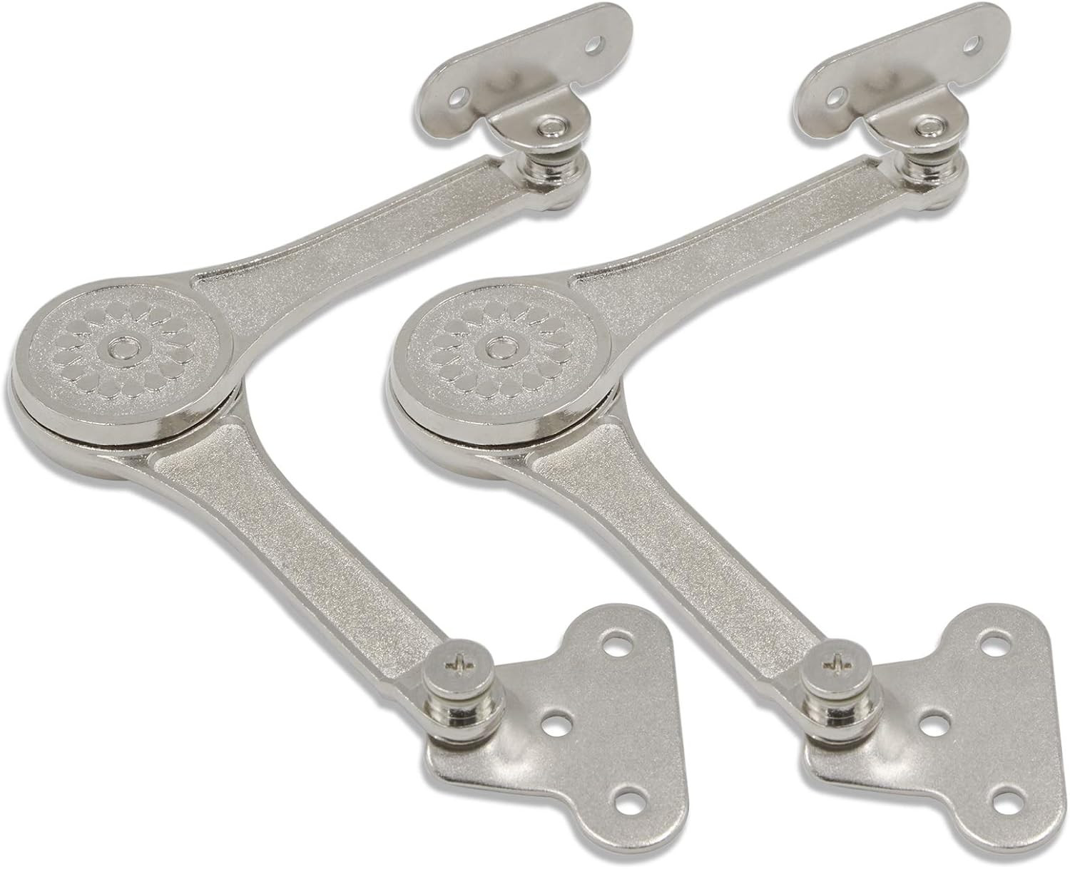2Pcs Lid Support Hinges Soft Close Folding Lid Stay Hinge Keep Lid Hinge Open fo