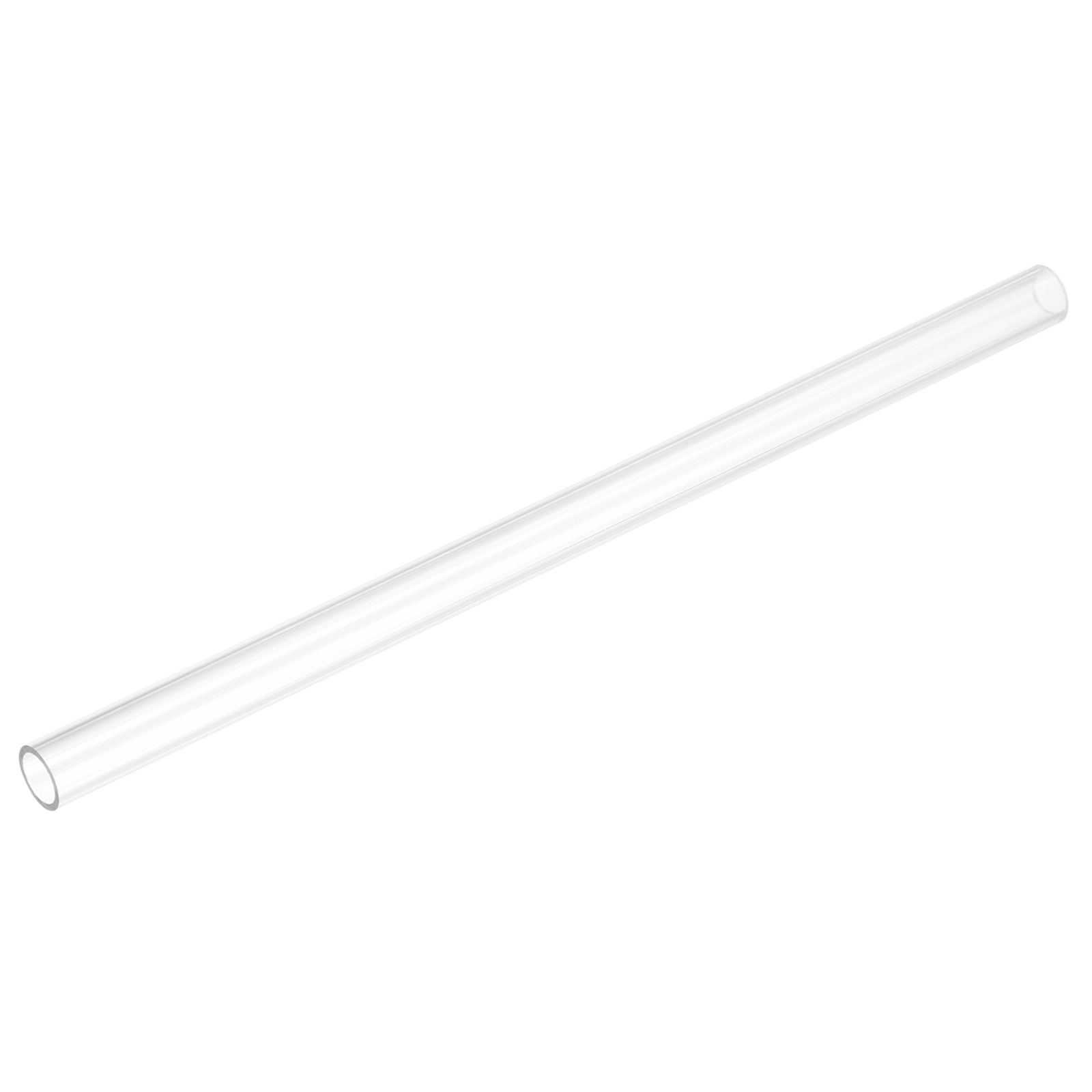Rigid Round Clear Tubing 10mm ID x 13mm OD x 250mm Length Plastic Tube