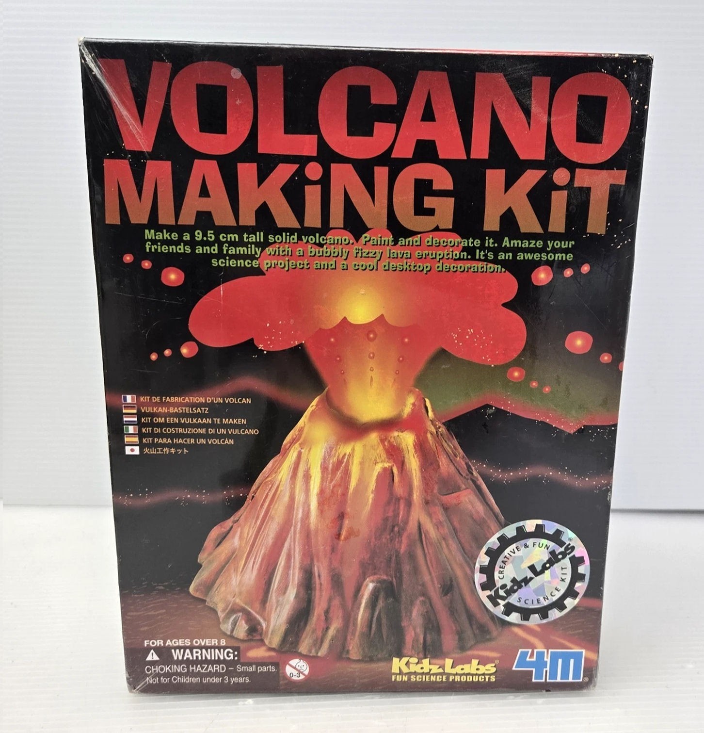 4M KidzLabs Volcano Making Kit STEM Science Project Educational NEW Sealed