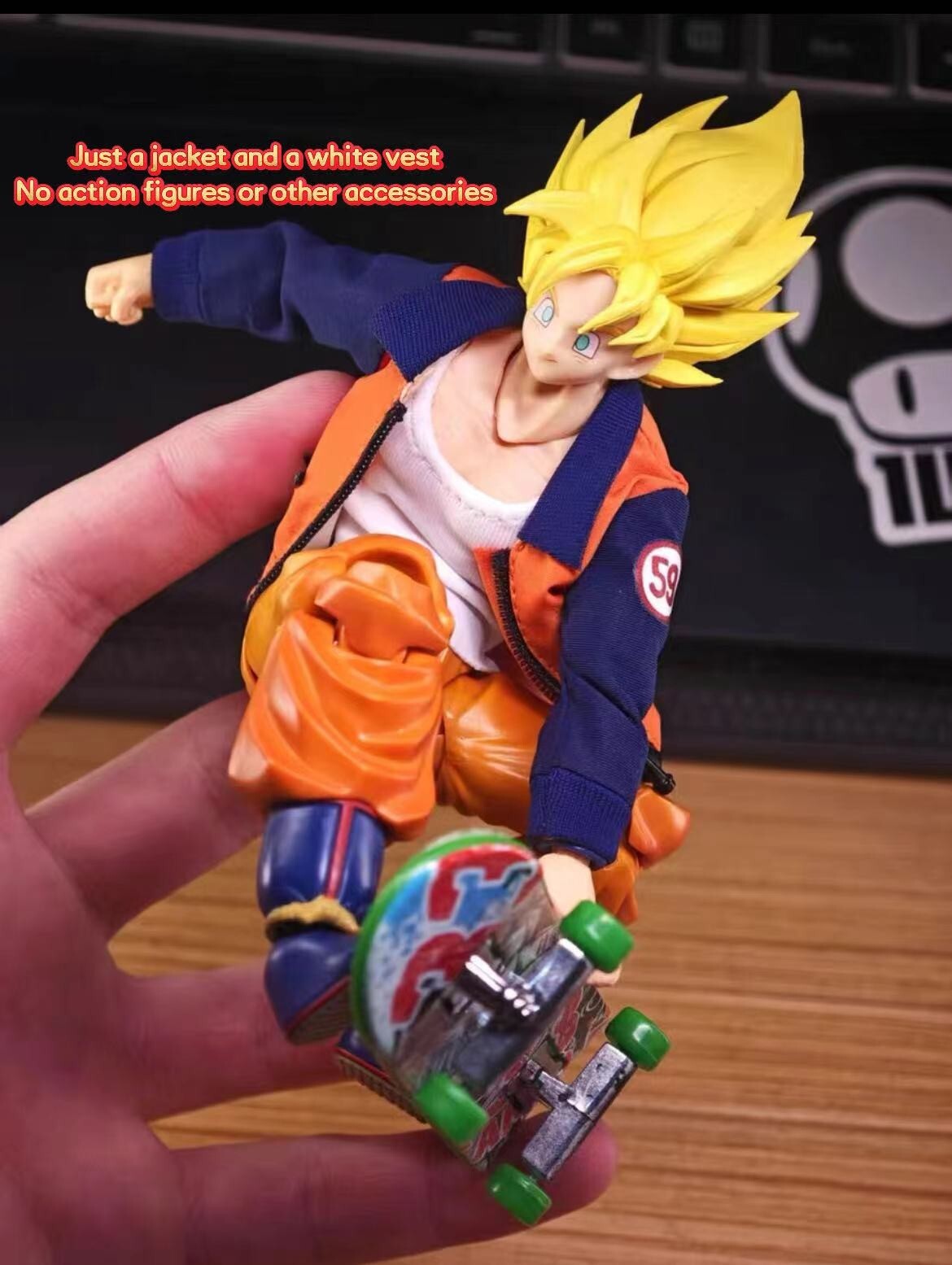 custom 1/12 shf full power goku Jacket Set（No Figure）