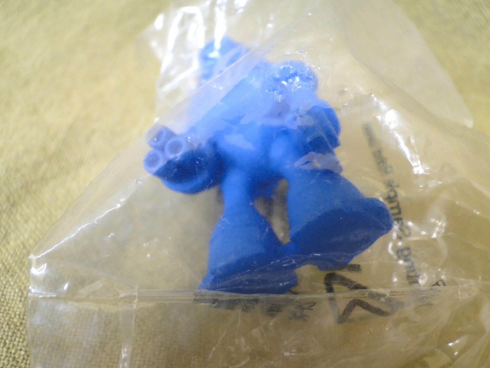 Intel 3-D Printing Sample: Blue Robot Figure
