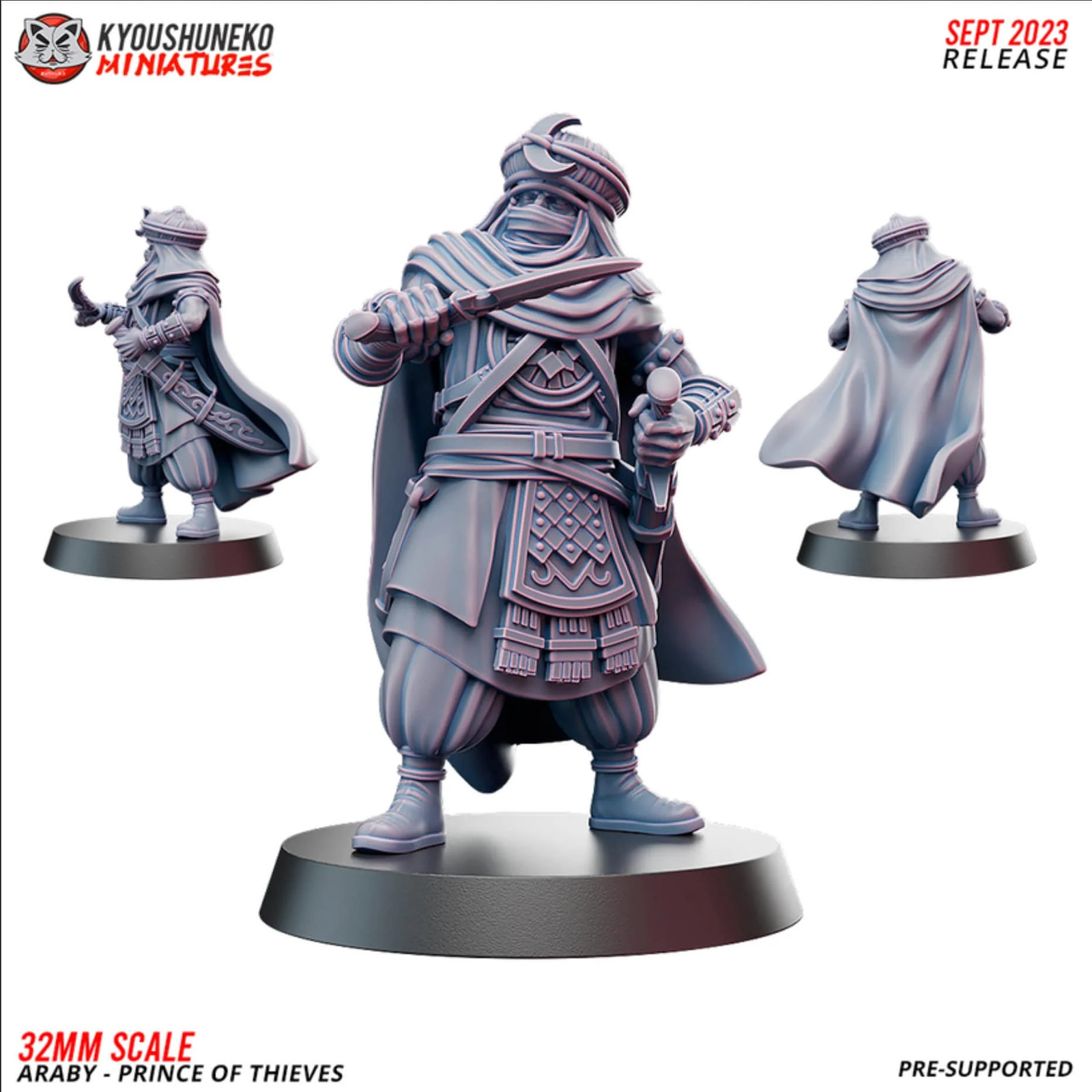Prince of Thieves - 28-120mm Araby - Resin Tabletop Miniature
