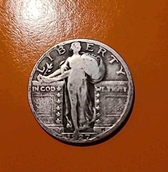 1927 P STANDING LIBERTY QUARTER GOOD CONDITION