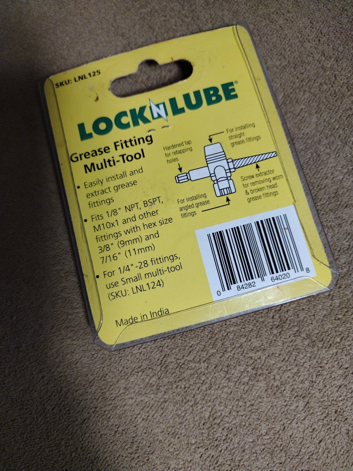 Locknlube grease fitting Large multi tool