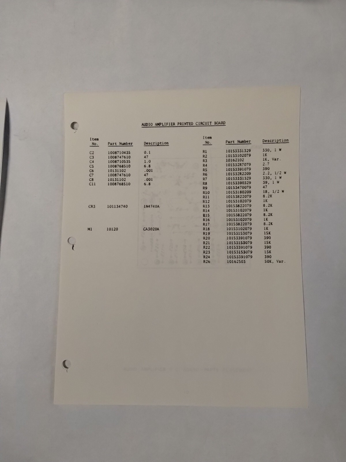 Edo-Aire A-770 Audio Amplifier Instruction Manual-Copy