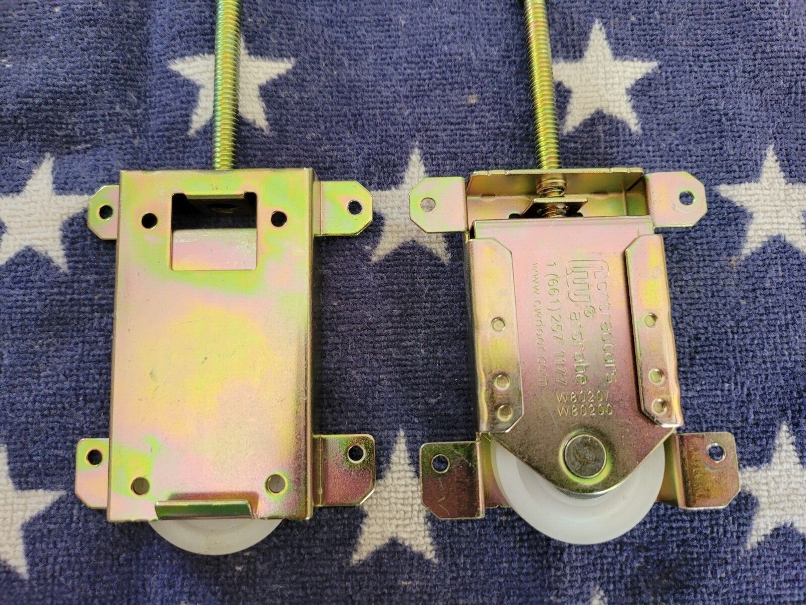 5 NEW Contractors Wardrobe wheel assembly for many closet doors..