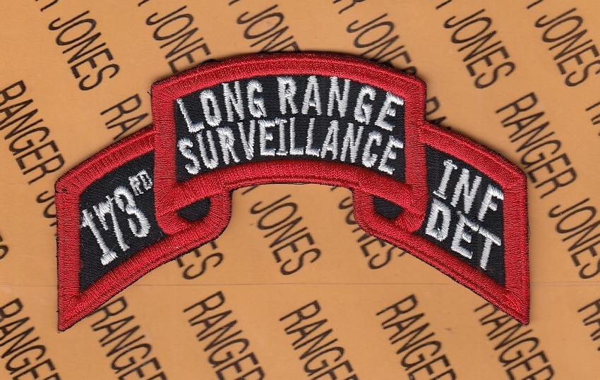 US Army 173rd Infantry Det LRS Airborne Ranger 42nd Div RIARNG ~4.5" patch c/e