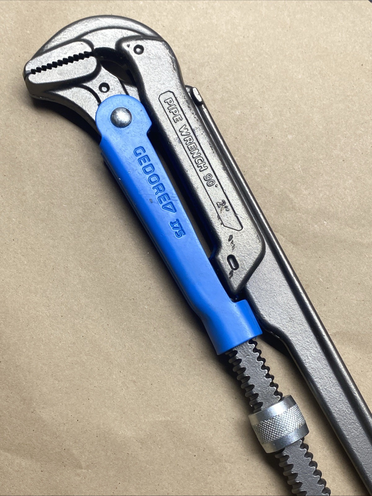 GEDORE 175 2 23 IN L 2 IN CAP. ALLOY STEEL SWEDISH PIPE WRENCH