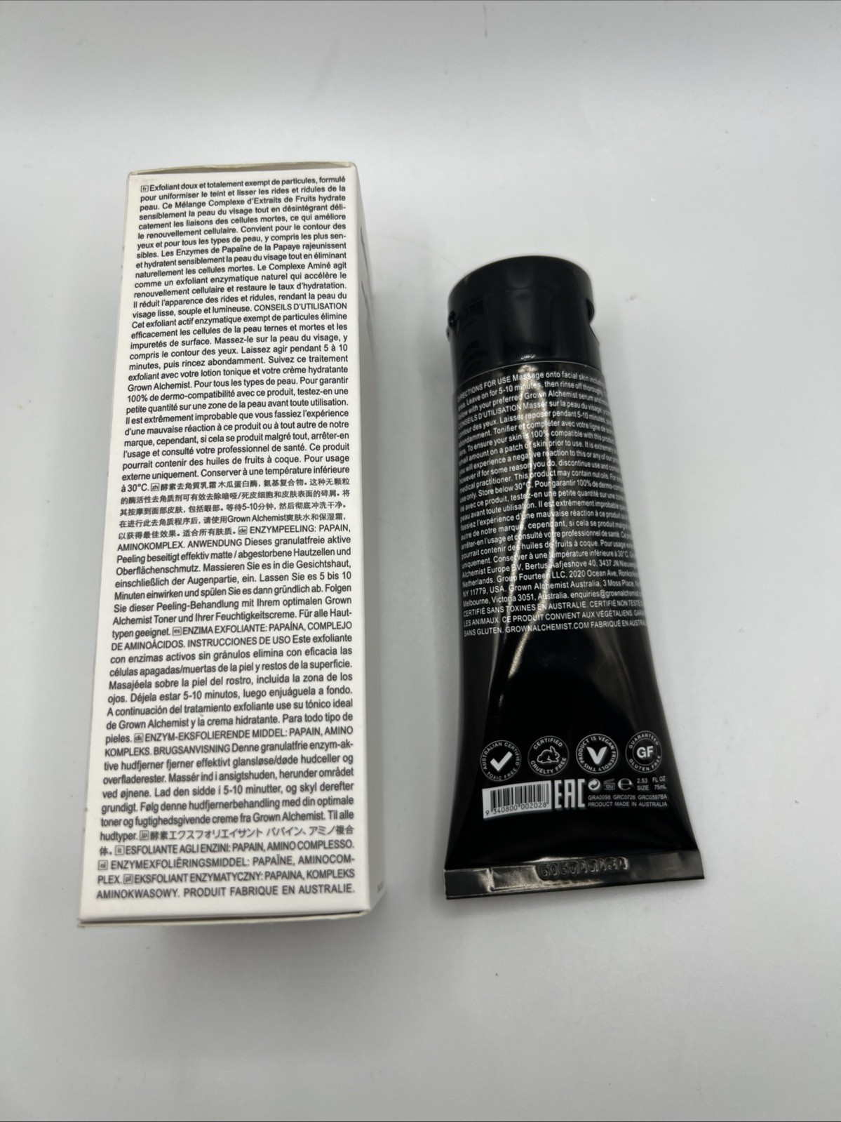 Grown Alchemist Enzyme Exfoliant - Papain, Amino Complex 75ml/2.53oz Exfoliating
