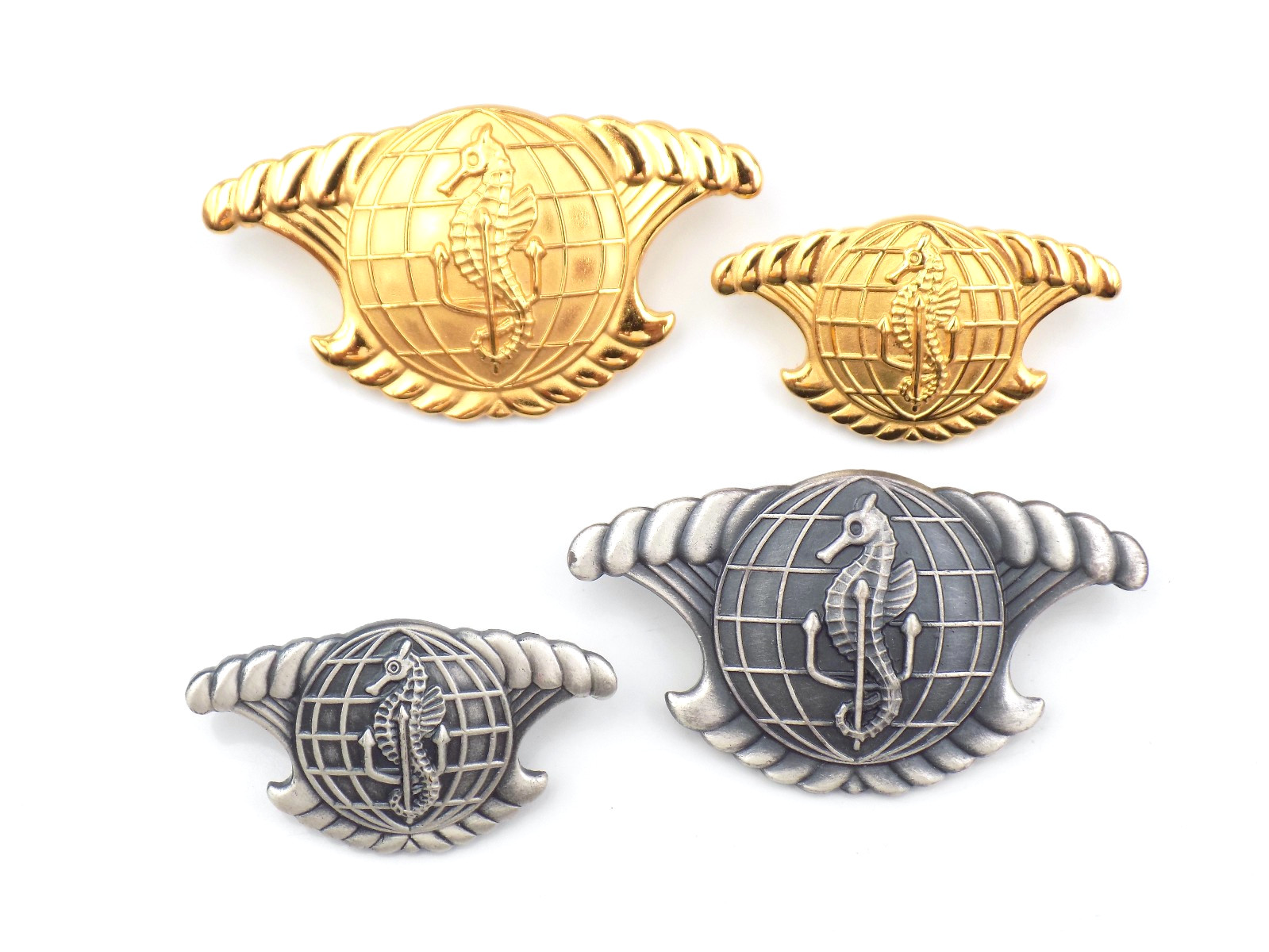 Original US Navy Integrated Undersea Surveillance System Badge Set