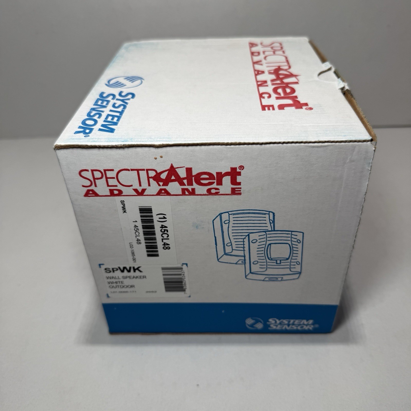 System Sensor SpectrAlert Advance SPWK Outdoor Wall Speaker White New