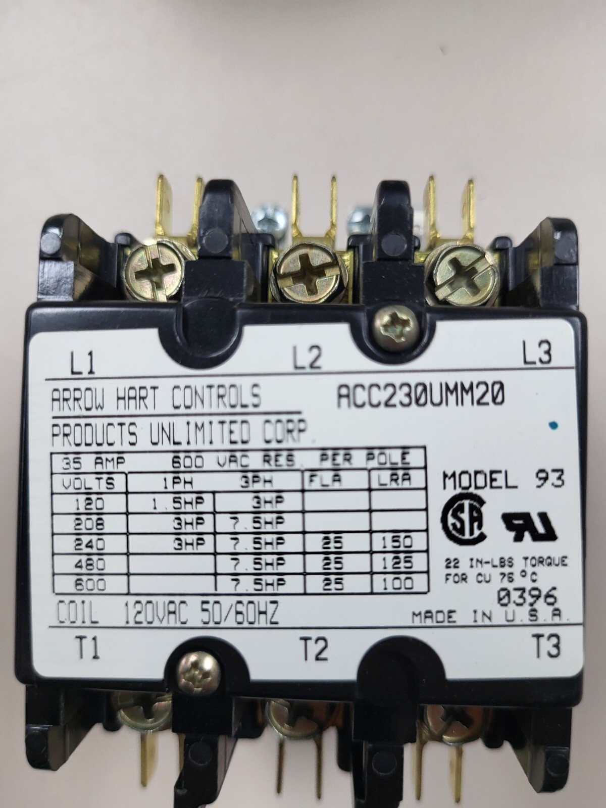 EATON CORPORATION ACC230UMM20 (NEW IN BOX)