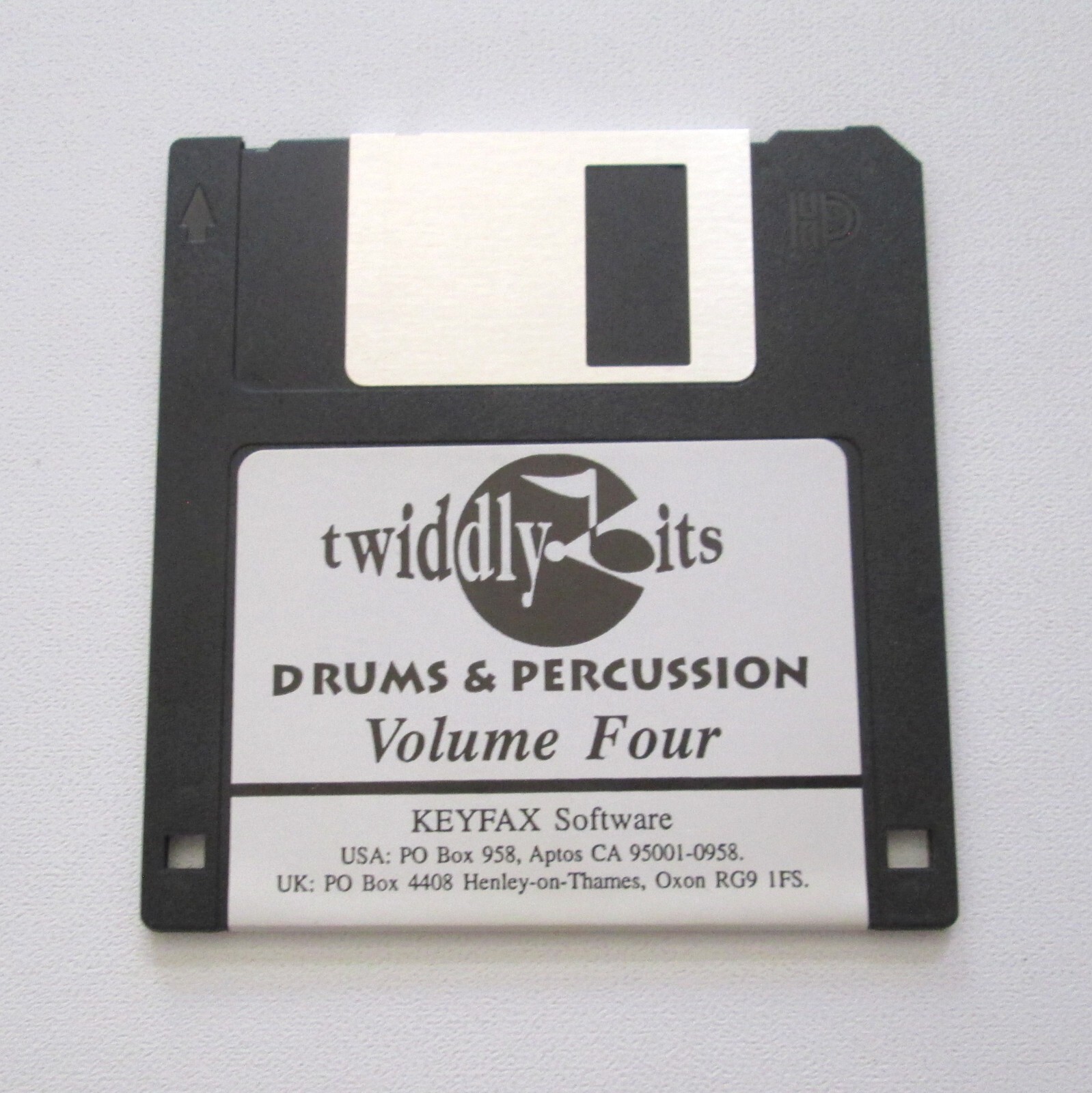 Twiddly Bits MIDI Files Vol 4 Drums Percussion Floppy Disc GM Format 1995