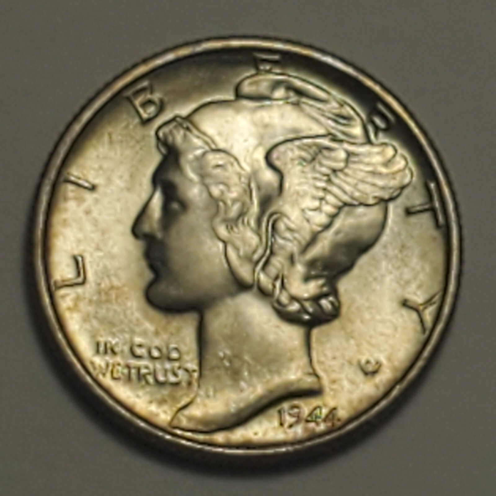 #6 Business Uncirculated++ to MS?? Nicer Low Mintage 1944 S Mercury Dime