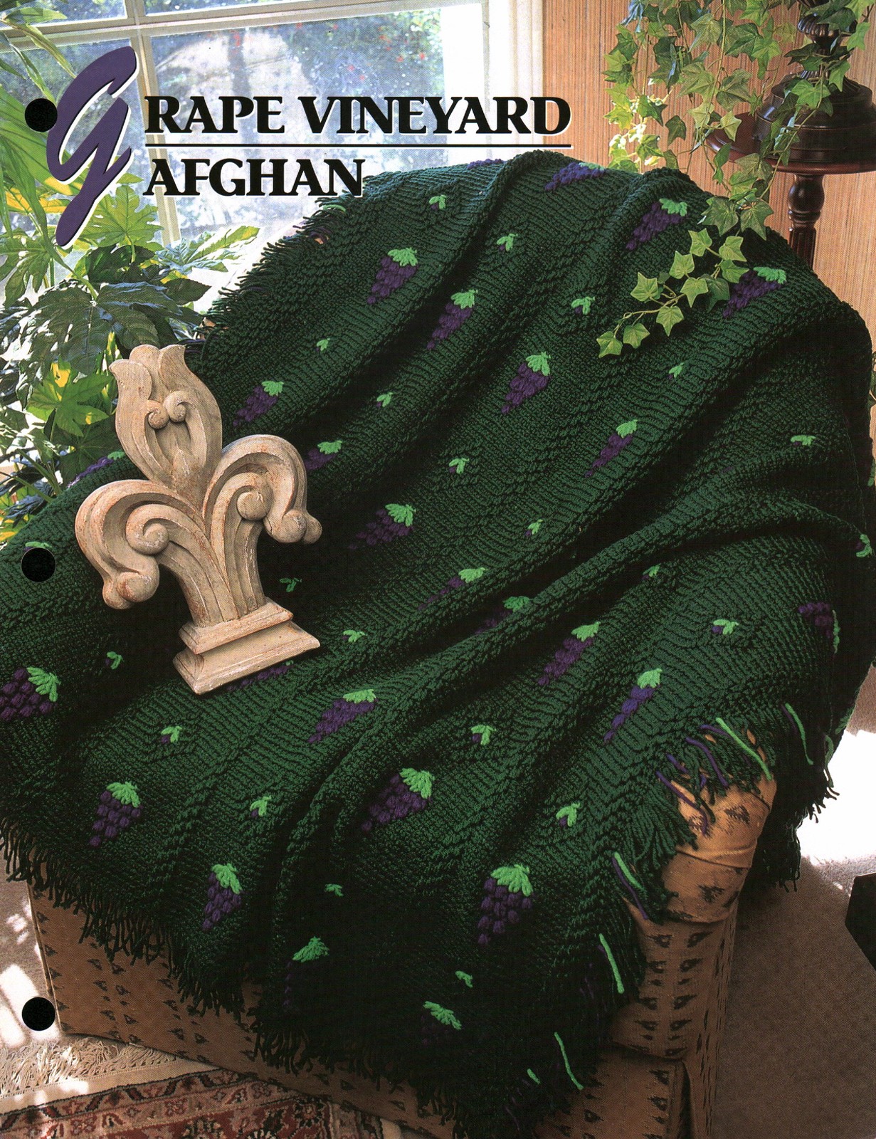 Grape Vineyard Afghan | Annie's Crochet Quilt & Afghan Club QAC339-01