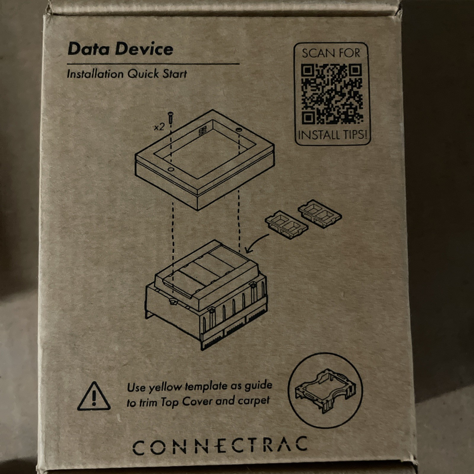 CONNECTRAC Data Device Kit CT.CDT2.1-DG (Dark Gray) New In Box