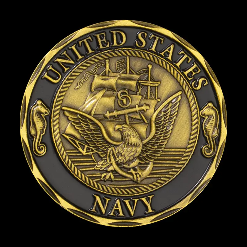 Navy Shellback Challenge Coin (Bronze) - Excellent Gift/Shipped Free fm US to US