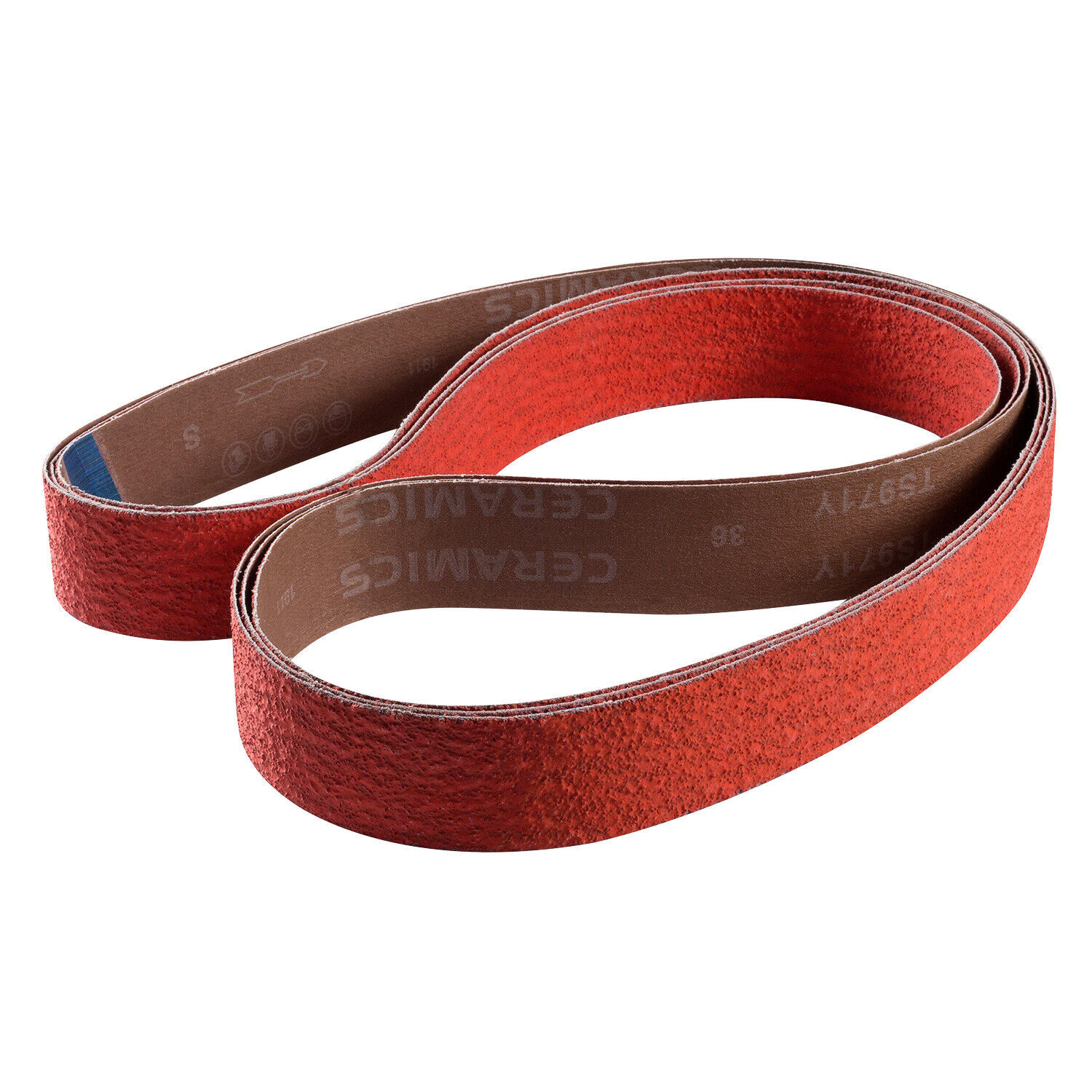 2x42 2×72 Ceramic Grinder Sanding Grinding Belts 36-120 Grit for MetalSteel 6PCS