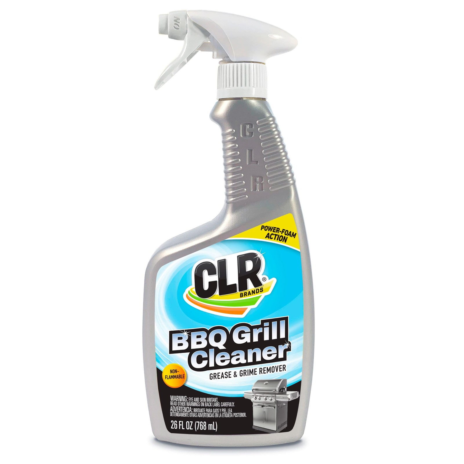 CLR Clean & Ready Grill, BBQ Grill Cleaner, 26 26 Fl Oz (Pack of 1), clear