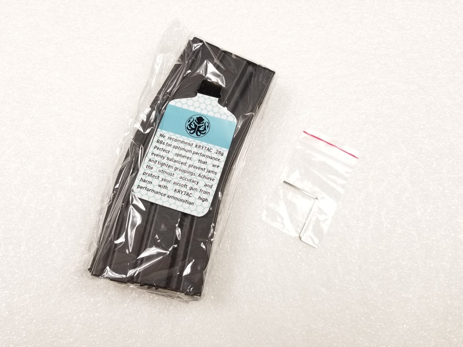 Krytac Full Metal 300rd High Cap Magazine + Winding Key for Airsoft AEG