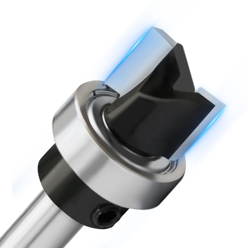 Flush Trim Router Bit with Bearing for Durable Wood Cutting Performance