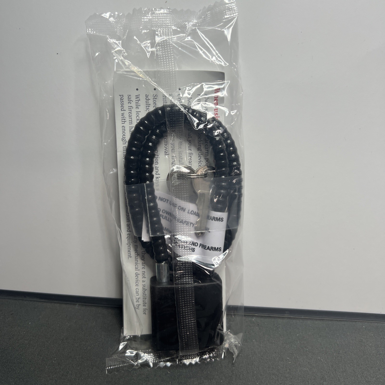 Gun Lock Ruger Firearm Gun Safety Cable Lock Brand New