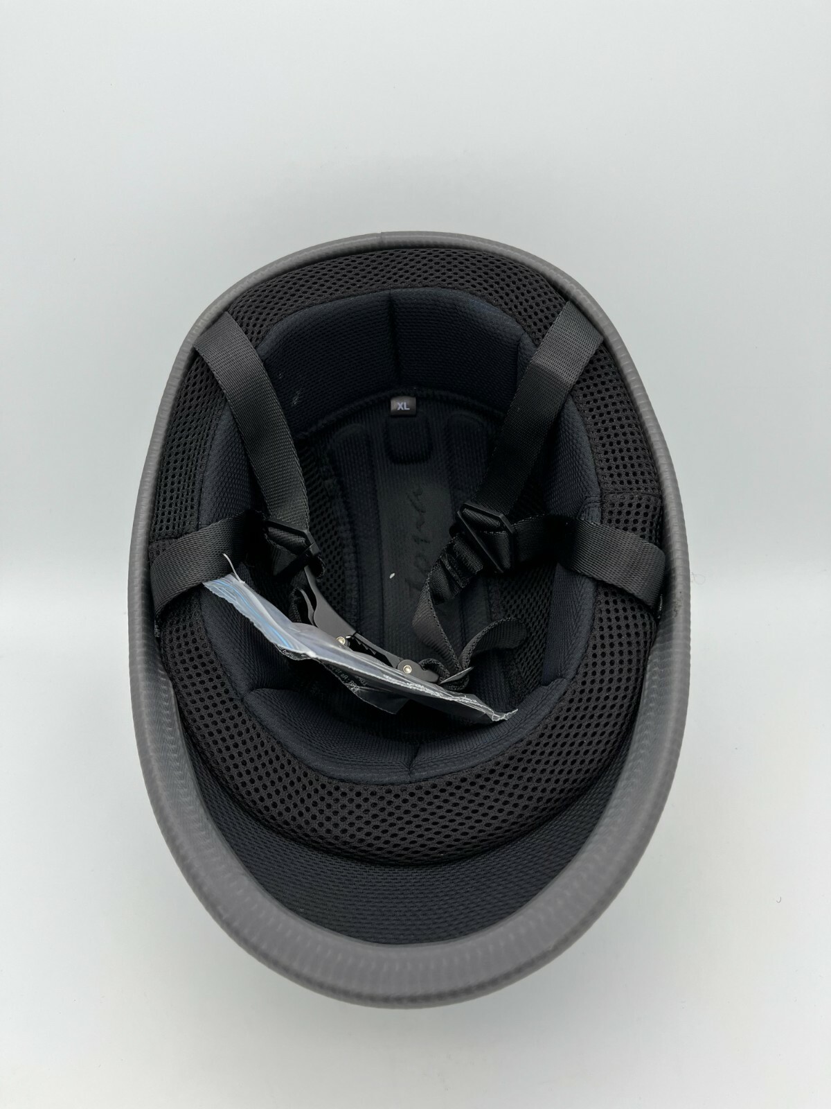 Daytona Hawk 1/2 Shell Helmet Quick Release Gloss Black XLarge Open Box