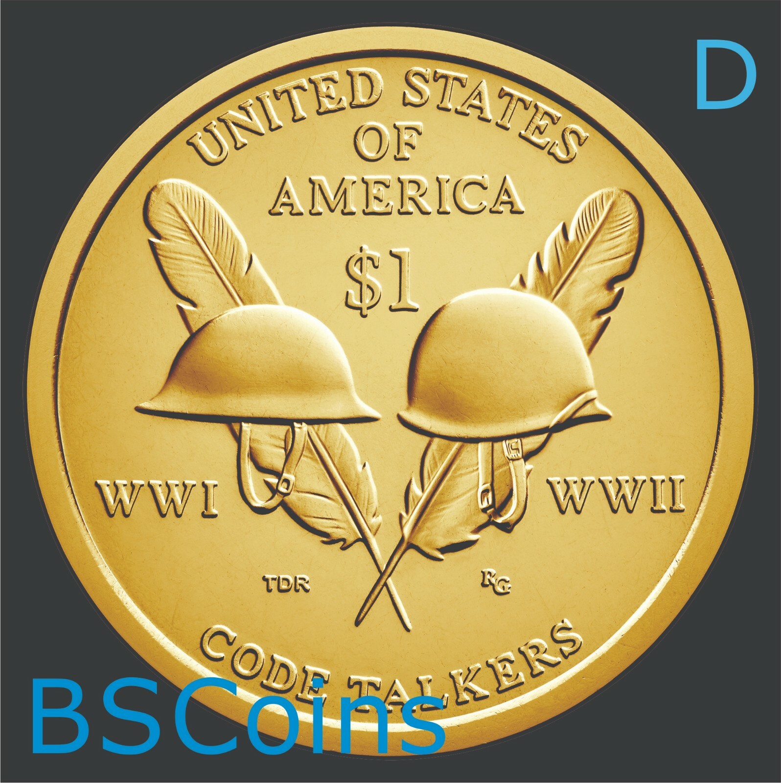 2016 D Native American Code Talkers BU in stock - FREE ship TODAY!!