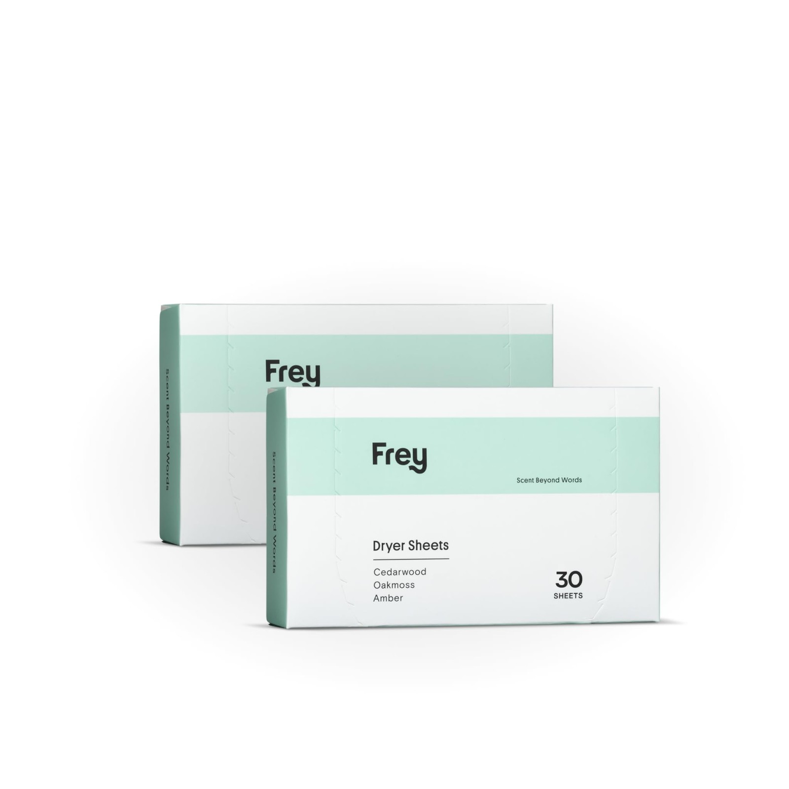 FREY Naturally Scented Dryer Sheets - Fabric Softener 40 Count (Pack of 2)