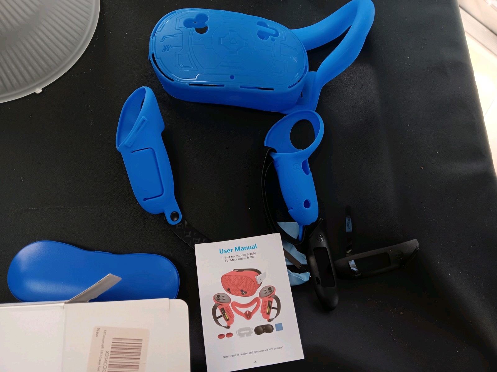 Mtomato Vr TPU cover set for Quest 3s blue missing 1 piece