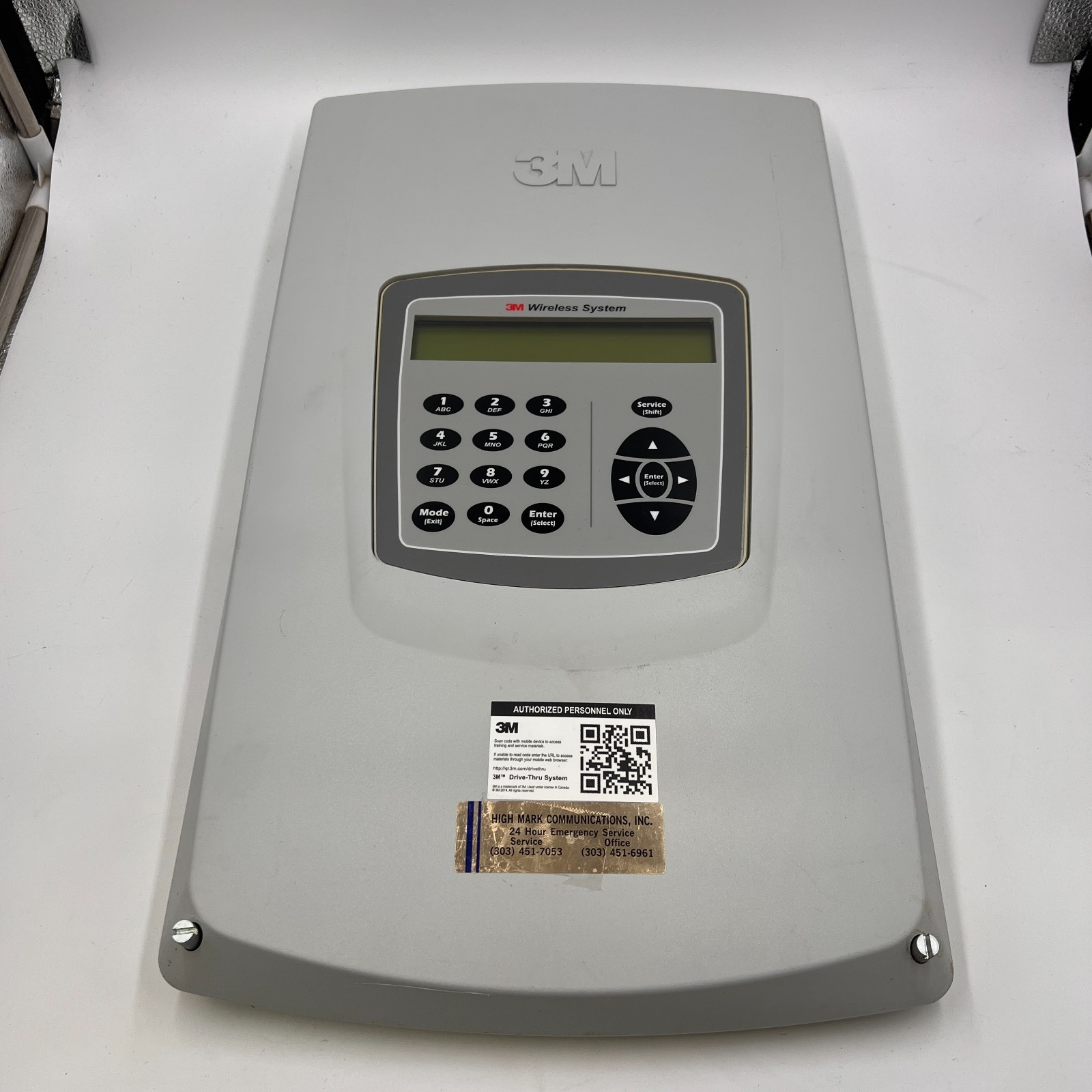 3M 1BAF XT-1 Wireless Drive Thru Intercom Base