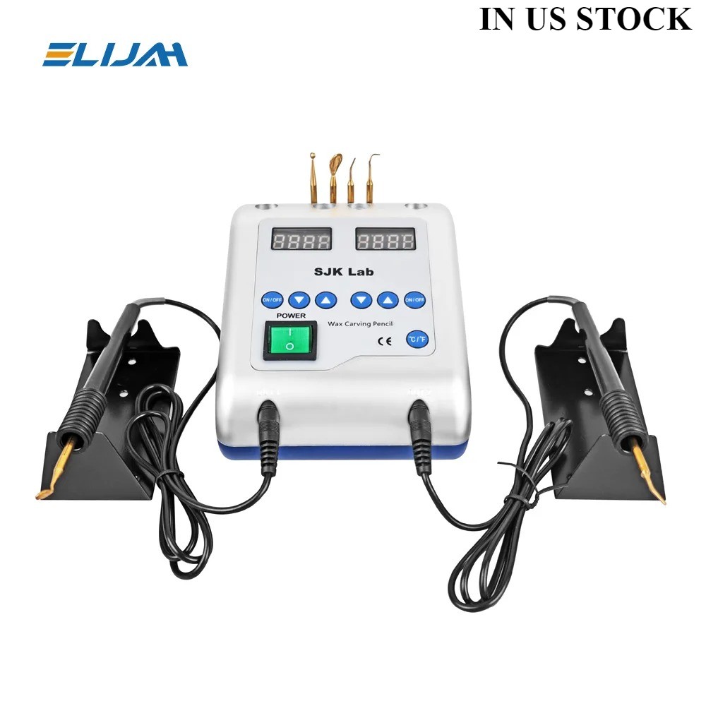 6 Tip Dental Lab Digital Electric Wax Waxer Carver Double Carving Pen/pencil New