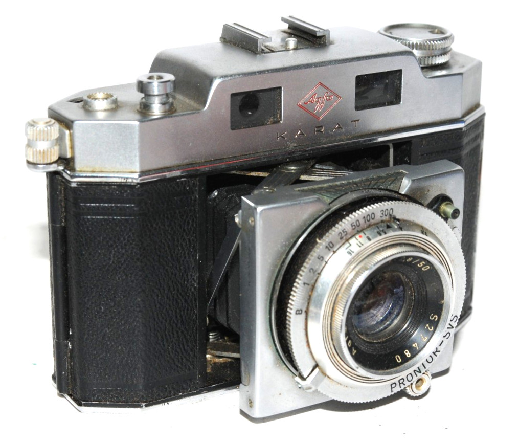 Agfa Karat IV w/Solinar 50mm f/2.8 Lens. PARTS OR REPAIR - READ DESCRIPTION: