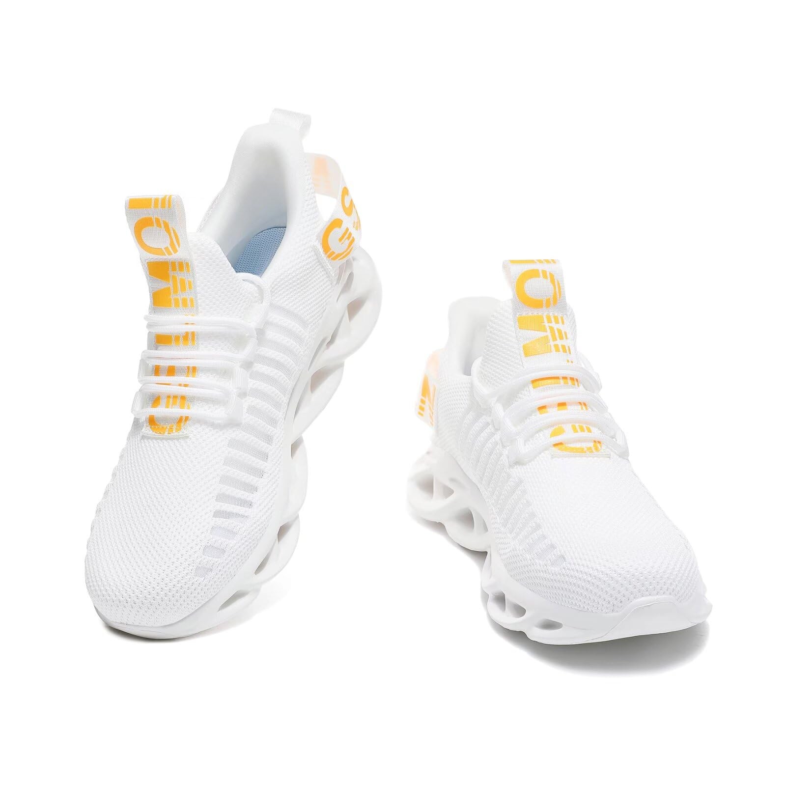 GSLMOLN Spring Summer Running Shoes Fashion Mesh Ultra Lightweight 12, White2