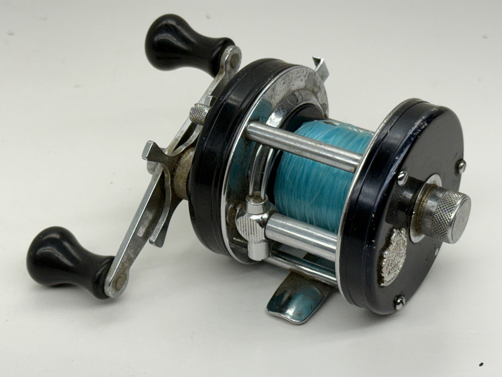 Vintage Abu Garcia High Speed Bait Casting Fishing Reel Sweden Black RARE LOGO