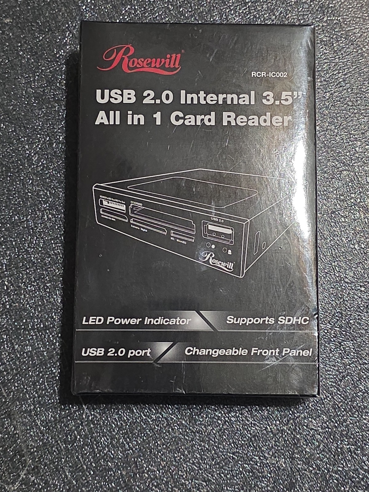 Rosewill RCR-IC002 3.5" Drive Bay 74-in-1 Internal Card Reader w/USB 2.0 *NEW*