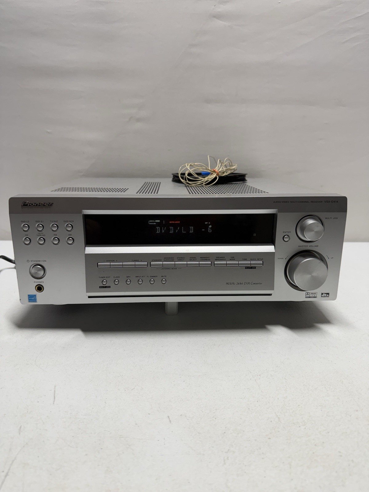 Pioneer VSX-D414-S Stereo 5.1 Audio/Video Multi-Channel Receiver No Remote