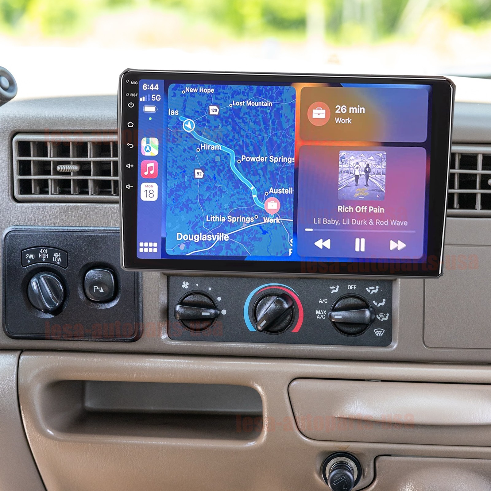 10.1" Stereo Radio For 1999-2004 Ford F-250 F-350 Super Duty Carplay Android 15