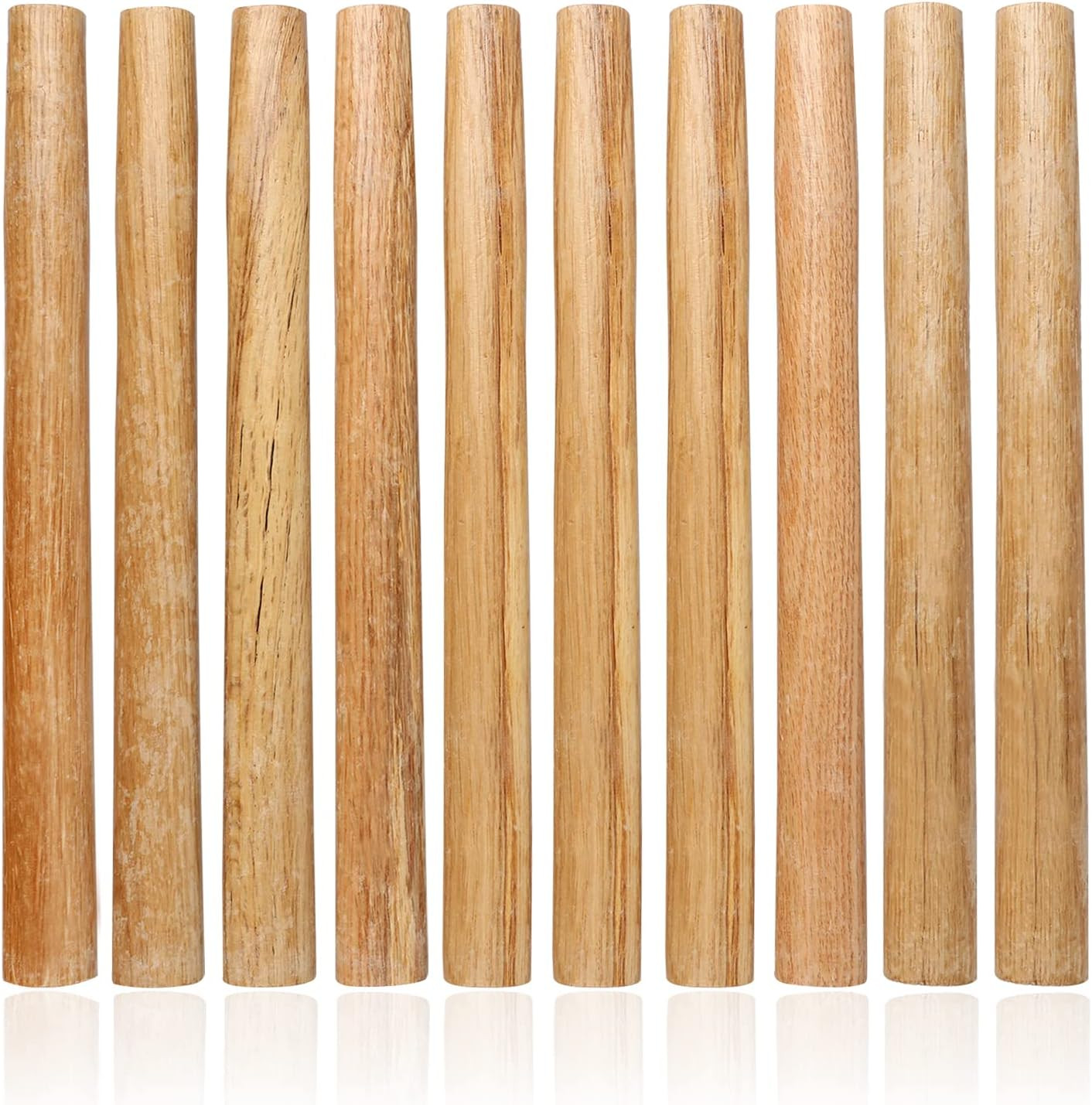 Wood Hammer Handle, 10 Pack Replacement Hammer Handles, Easy