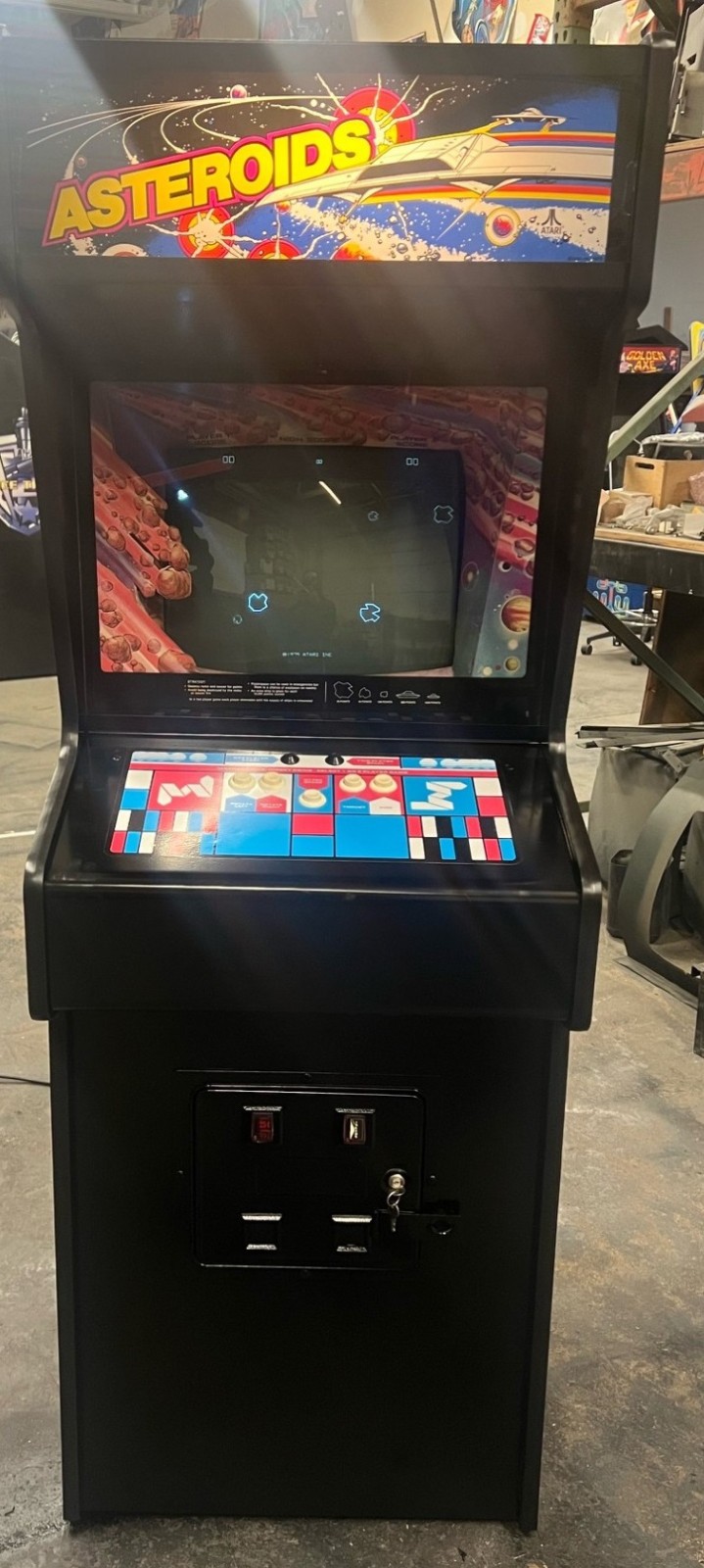 ASTEROIDS ARCADE MACHINE by ATARI 1979 (Excellent Condition) *RARE*
