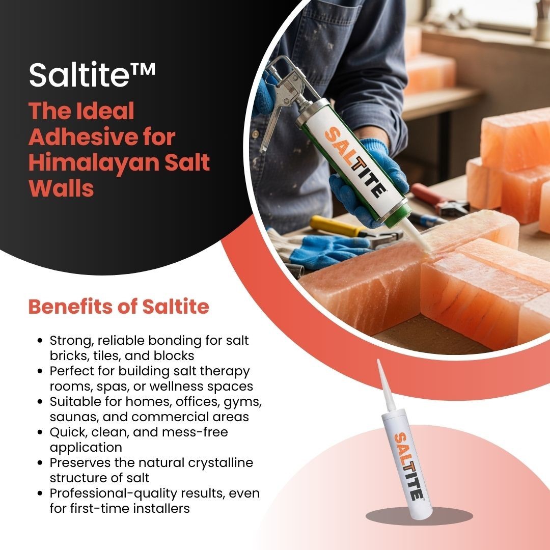 28×40" All-in-One Salt Wall Panel Kit Include Bricks, Glue, LED, Map User Manual